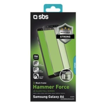 Glass Screen protector 4D Full Screen for Samsung Galaxy A6 with applicator