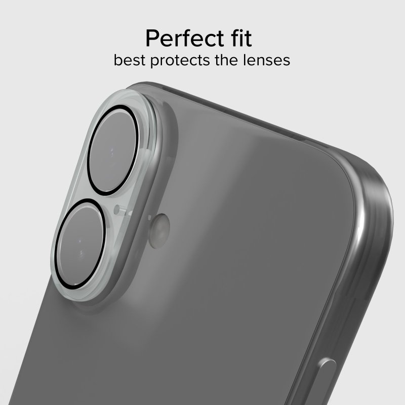 iPhone 16/16 Plus camera glass, with D3O material