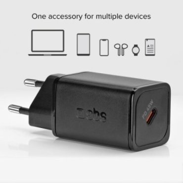 GaN Wall charger, 1 USB-C PD 45W output