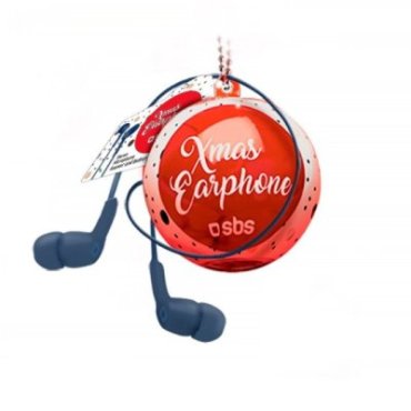 Bola de Navidad con auriculares