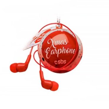 Bola de Navidad con auriculares