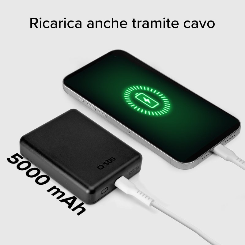 5000 mAh wireless magnetic Power Bank