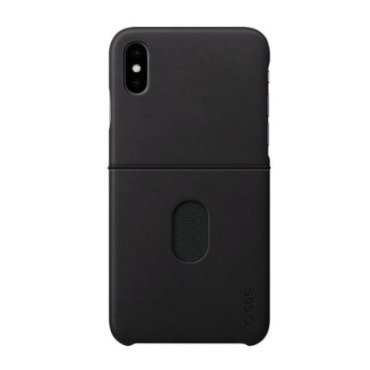 iphone xs max black leather case