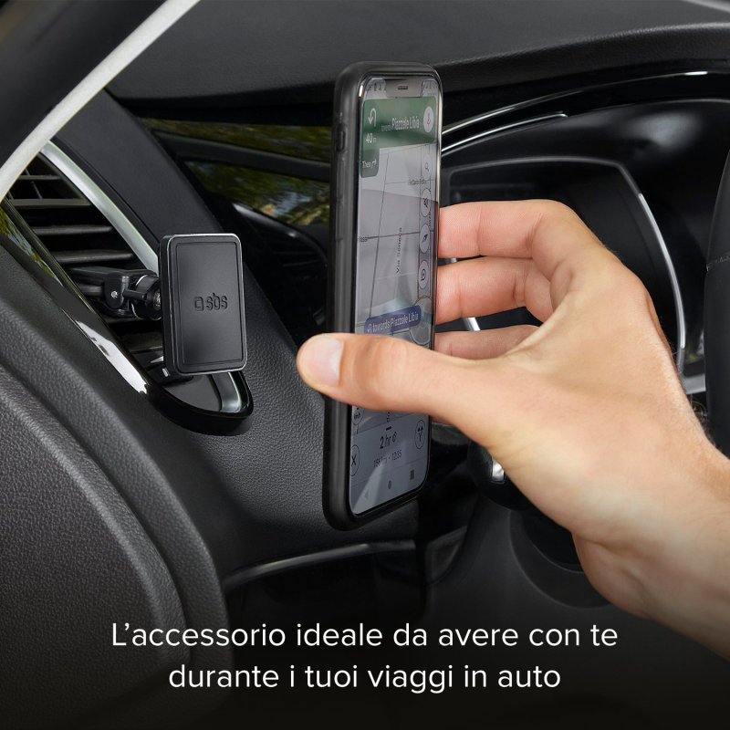 Magnetic car smartphone holder