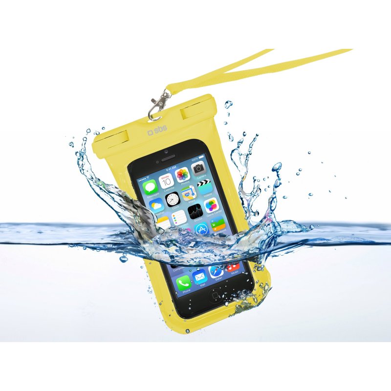 Case waterproof for smartphone up to 5.5\"