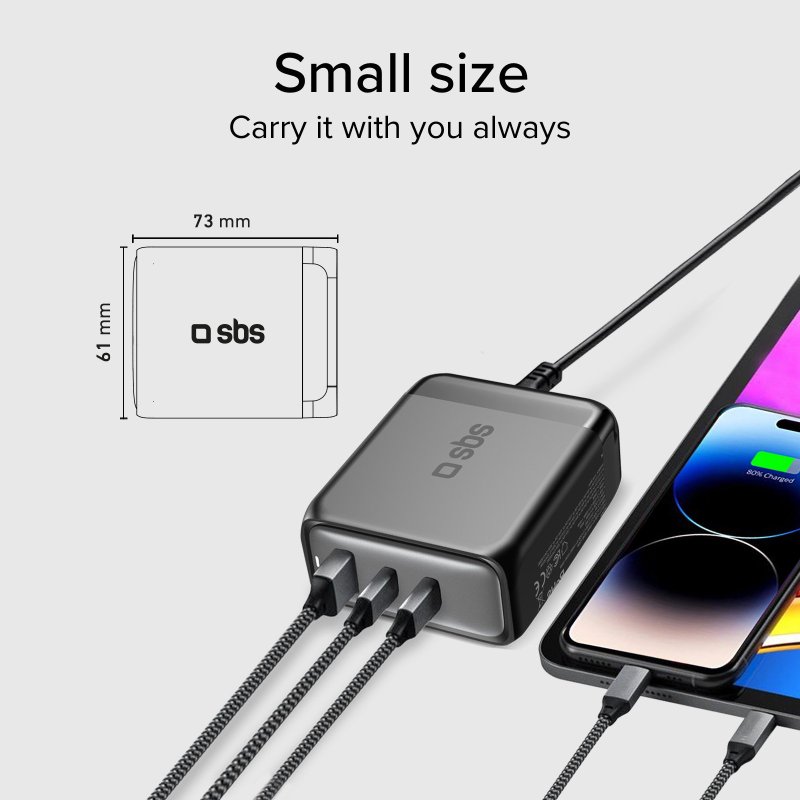 100 Watt GaN charging station