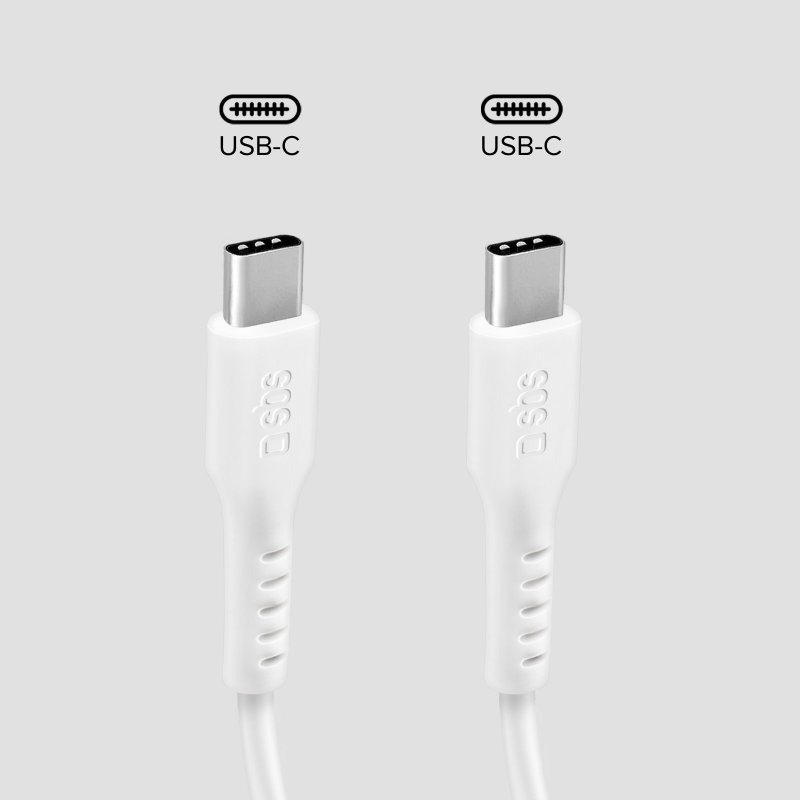 USB-C - USB-C 1 metre data and charging cable