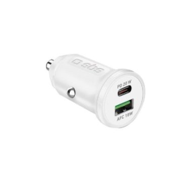 Caricatore auto - Ricarica ultra rapida 20 Watt con due porte USB