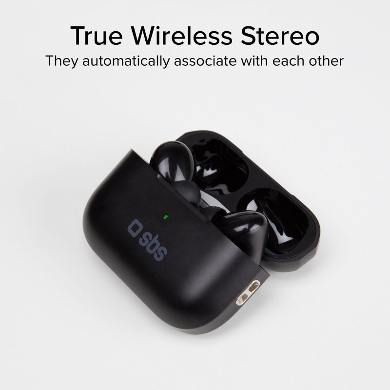 TWS compatible earphones with wireless charging