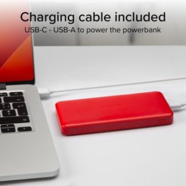 Fast charge powerbank: 10,000 mAh, 2 USBs