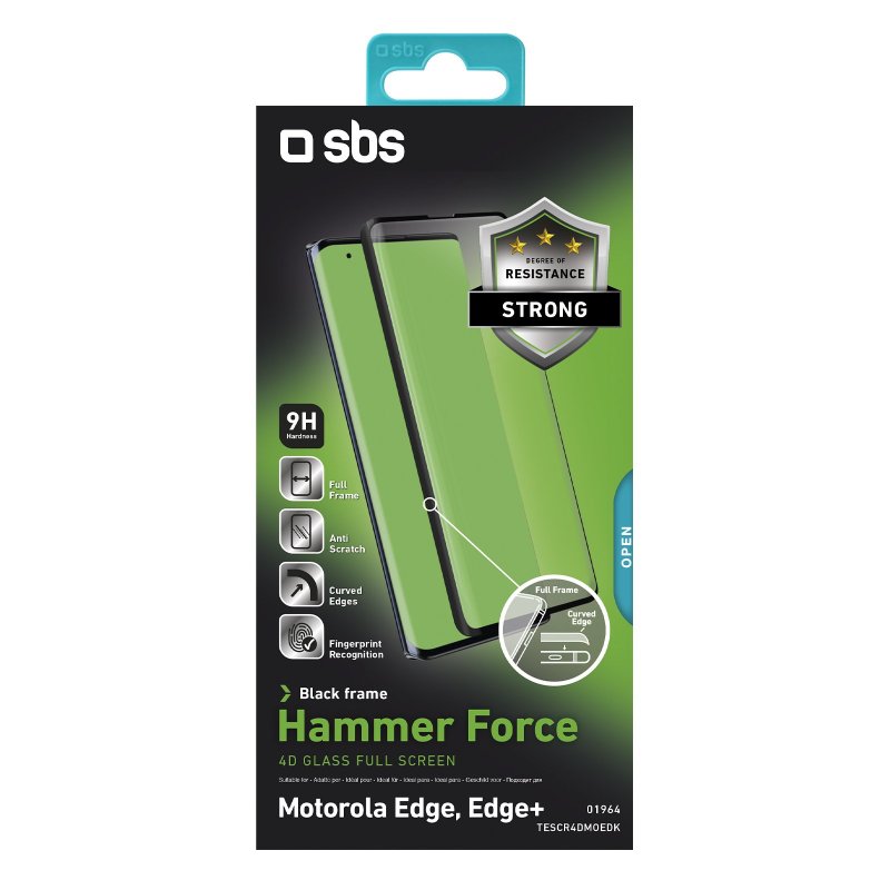 4D Full Glass Screen Protector for Motorola Edge/Edge +