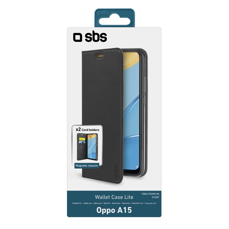 Book Wallet Lite Case for Oppo A15