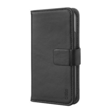 Funda de cuero tipo libro para iPhone 13