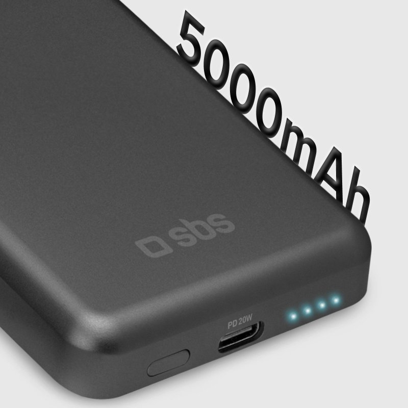 5,000 mAh wireless magnetic graphene Power Bank