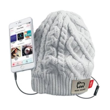 Cap with integrated headphones