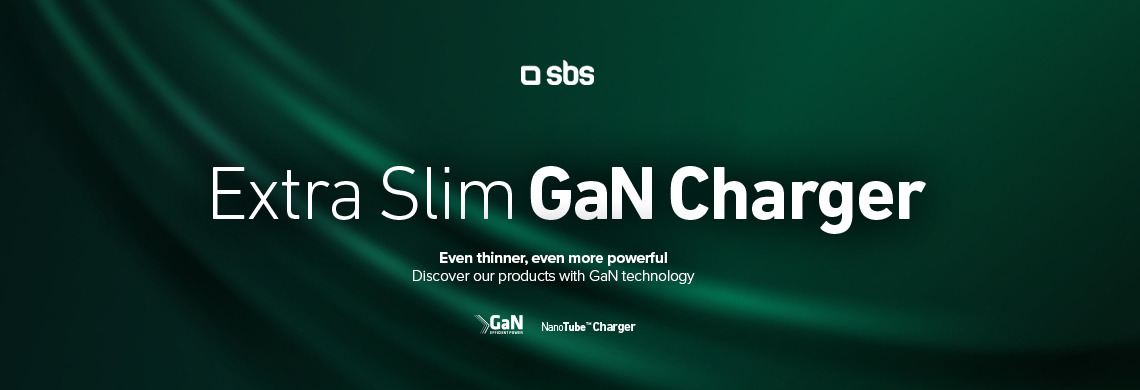 SBS revolutionises the charging industry: new line of ultra-compact GaN chargers coming soon