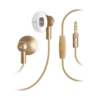 Shiny stereo earphones