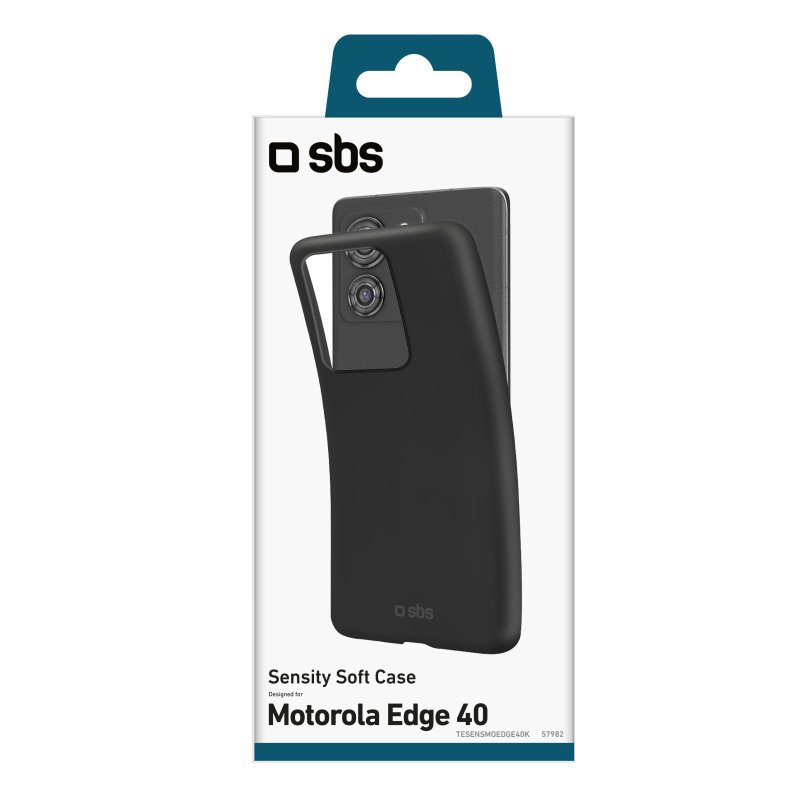 Colourful flexible cover for Motorola Edge 40 SBS