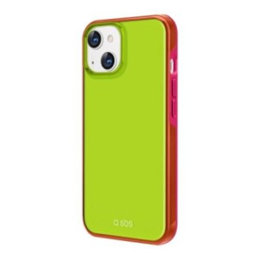 Compostable cover with transparent colored finish for iPhone 14/13