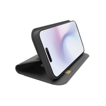 Custodia a libro con supporto stand e superficie soft touch per iPhone 16 Pro Max