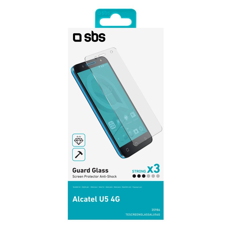 Glass screen protector for Alcatel U5 4G