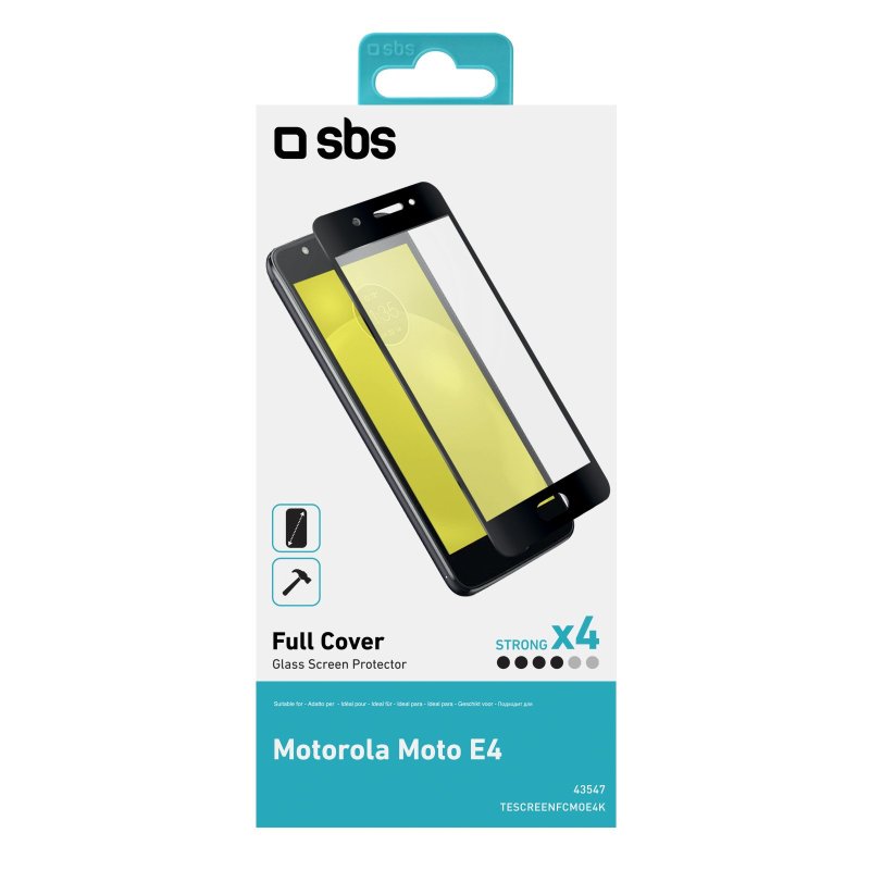 Full Cover Glass Screen Protector for Motorola Moto E4