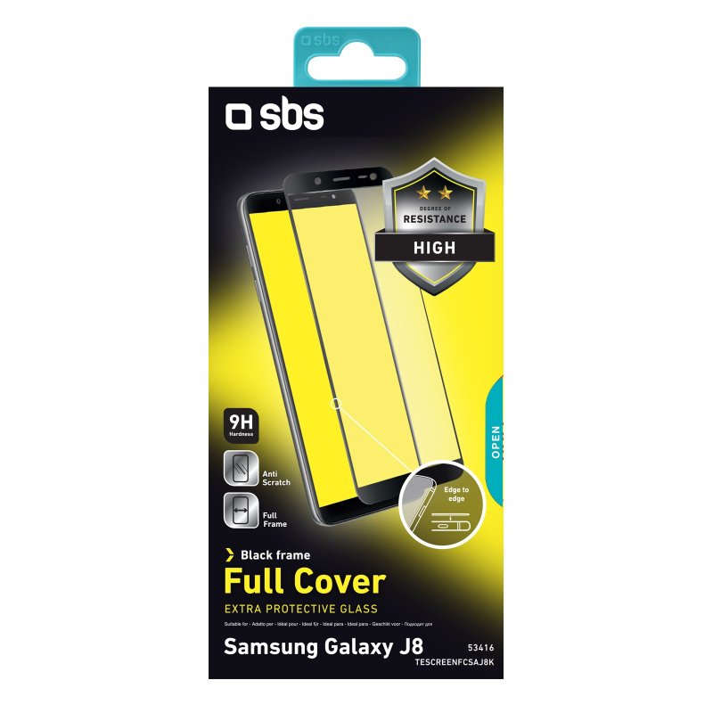 Full Cover Glass Screen Protector for Samsung Galaxy J8