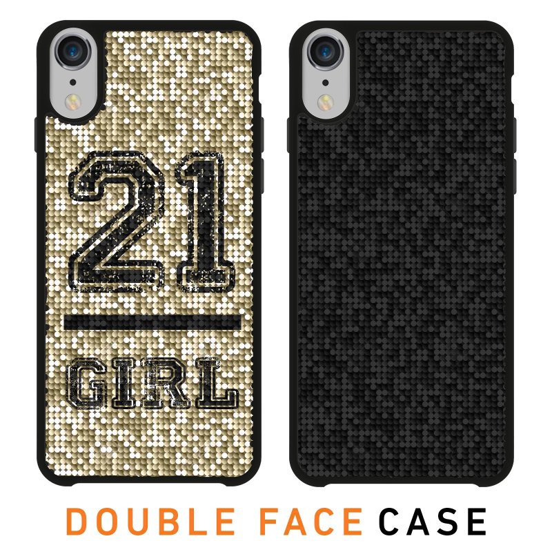 21 Girl Cover With Sequins For Iphone Xr