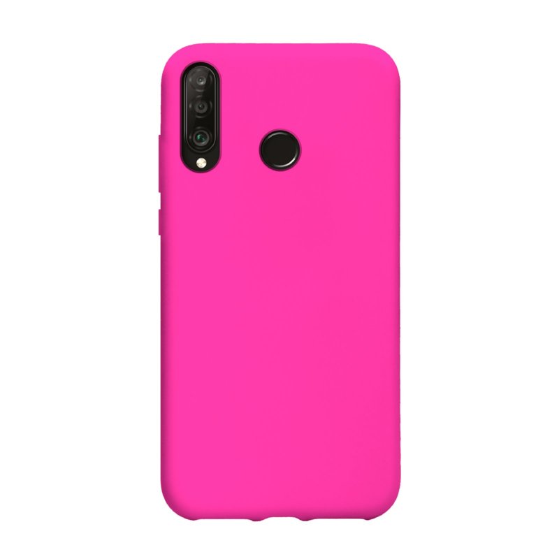  Cadorabo Funda compatible con Huawei P30 Lite en color rosa  líquido, a prueba de golpes y resistente a los arañazos, funda de silicona  TPU ultra delgada, carcasa de gel protectora contra