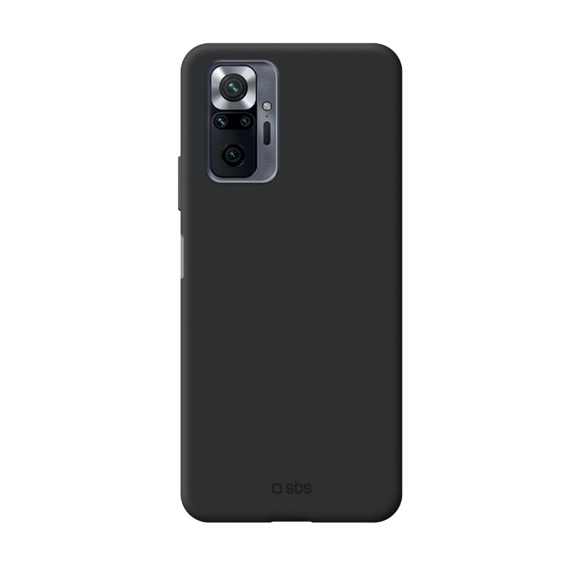 Compre Case de Cubierta Suave de Silicona Líquida Con Correa Práctica Para Xiaomi  Redmi Note 10 Pro Max / Redmi Note 10 Pro - Negro en China