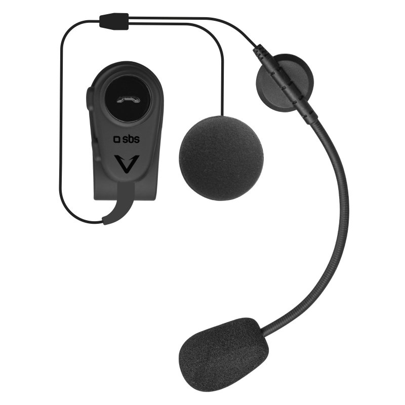 Auricolare wireless per casco con microfono