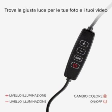 Luci A Led Colorate Su Uno Sfondo Scuro, Primo Piano. Immagine e Fotografia  Gratis 199489660.