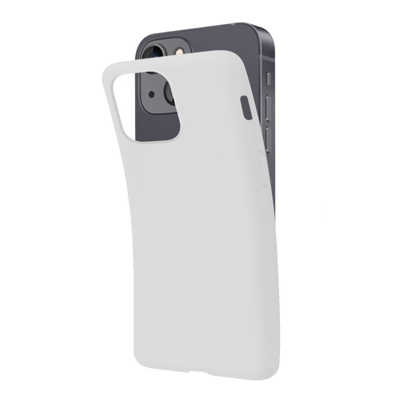 Custodia iPhone 13 Mini in Silicona e Alcantara Cover