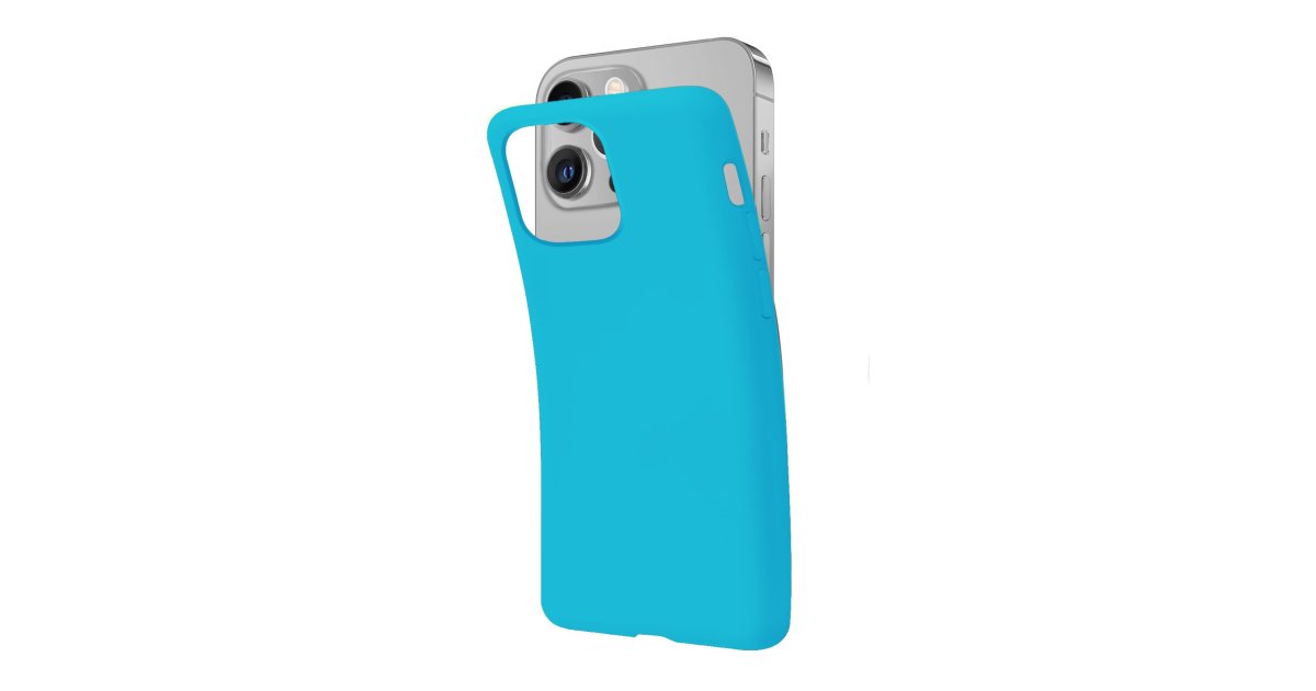 Funda COOL Silicona para iPhone 12 / 12 Pro (Azul) - Área Informática