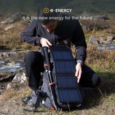 10 Watt foldable solar panel