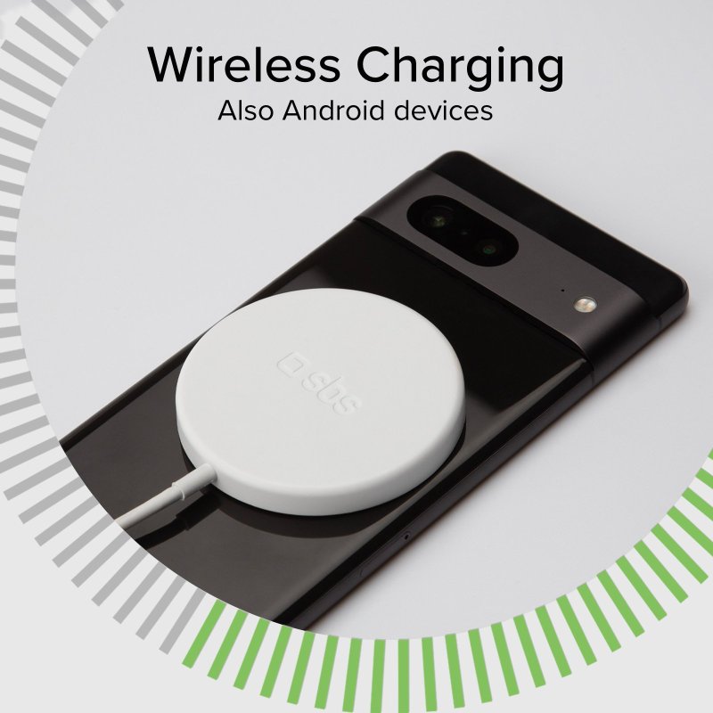 Wireless charger for Android and iPhone 16/15/14/13/12