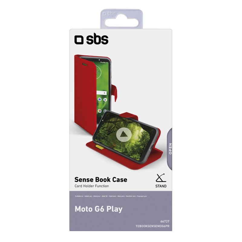 Motorola Moto G6 Play Book Sense case