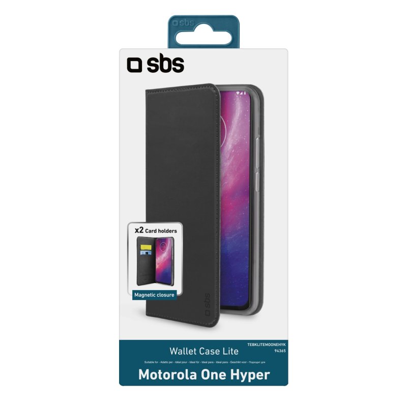 Book Wallet Lite Case for Motorola One Hyper