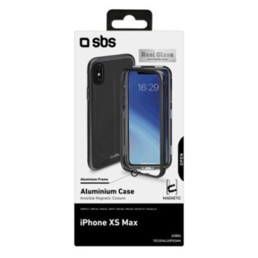 Aluminium and tempered glass cover for iPhone XS Max