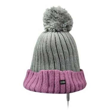 Gorro de invierno con auriculares y micrófono estéreo incorporados