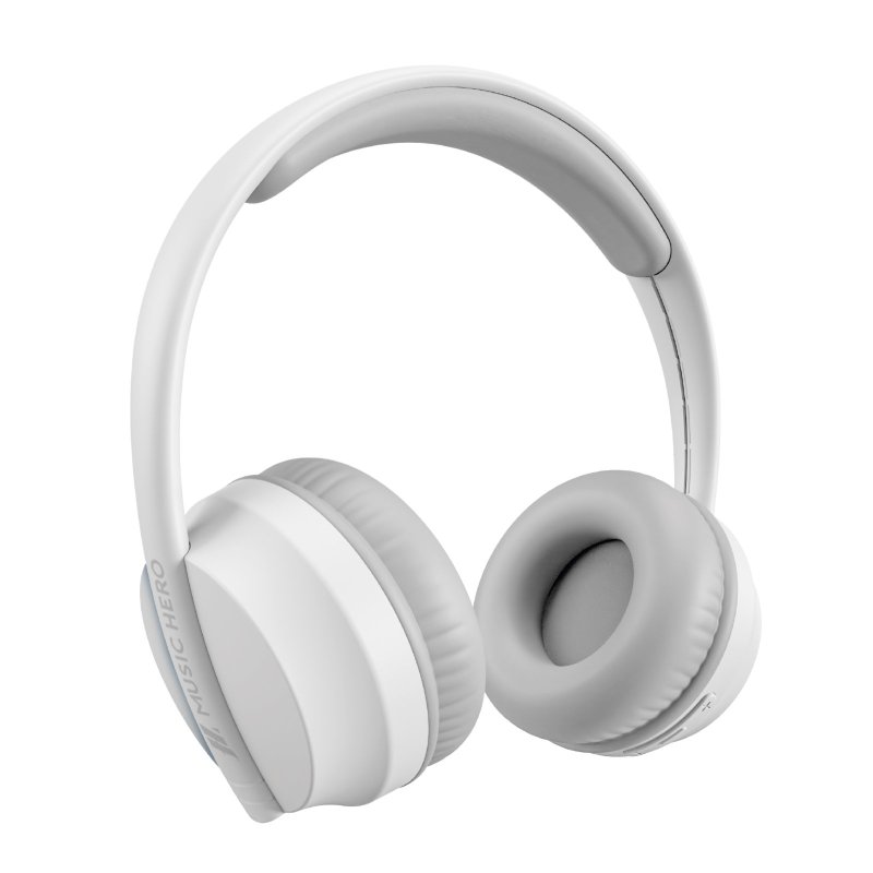 Adjustable wireless headphones with adjustable ear cups, integrated controls, and 20 hours of battery life on a single charge