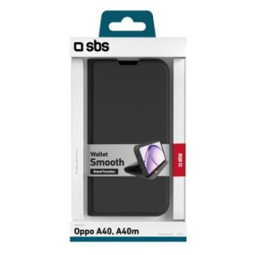 Book-style case with stand support and soft touch surface for Oppo A40 4G/A40m