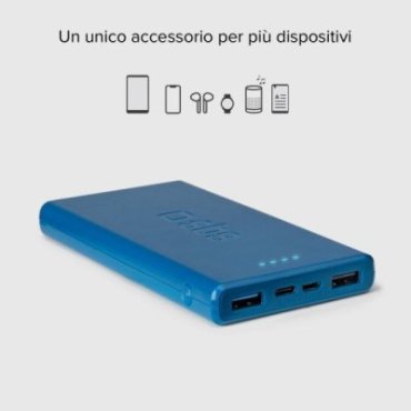 Fast charge powerbank: 10,000 mAh, 2 USBs