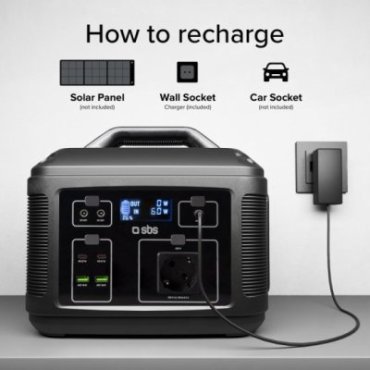 Portable charging station 120,000 mAh at 600 Watts of power