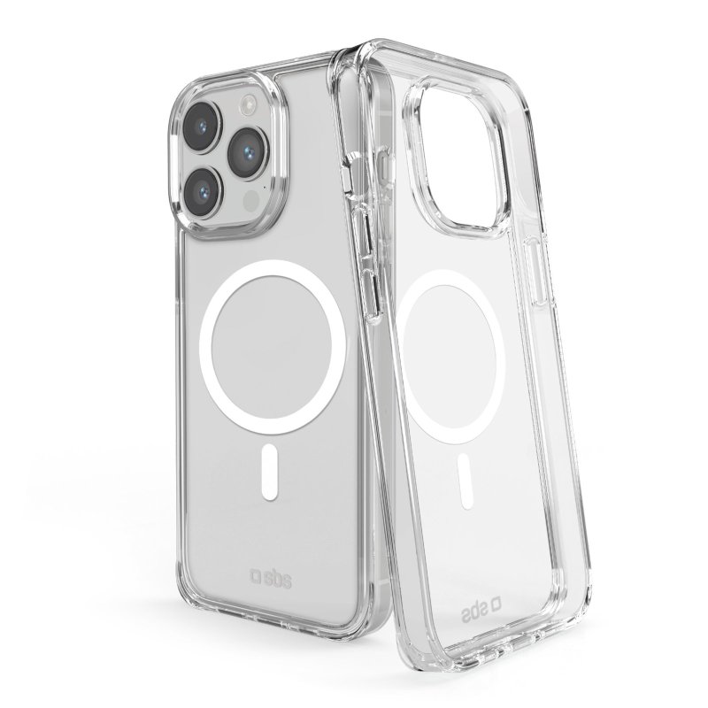 Rigid transparent case compatible with MagSafe charging for iPhone 14 Pro Max