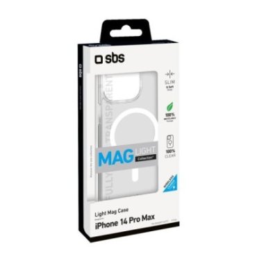 Rigid transparent case compatible with MagSafe charging for iPhone 14 Pro Max
