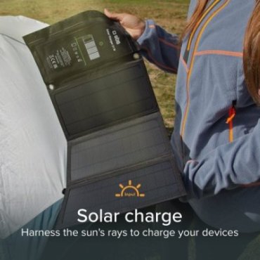 21-watt solar-powered portable battery charger