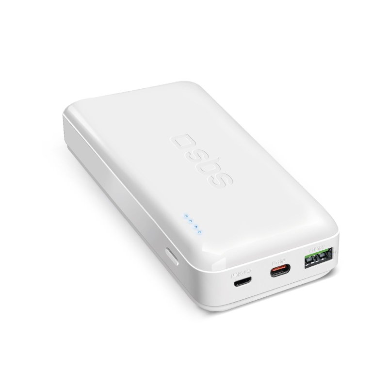 20000 mAh multi-port power bank with 20W Power Delivery technology