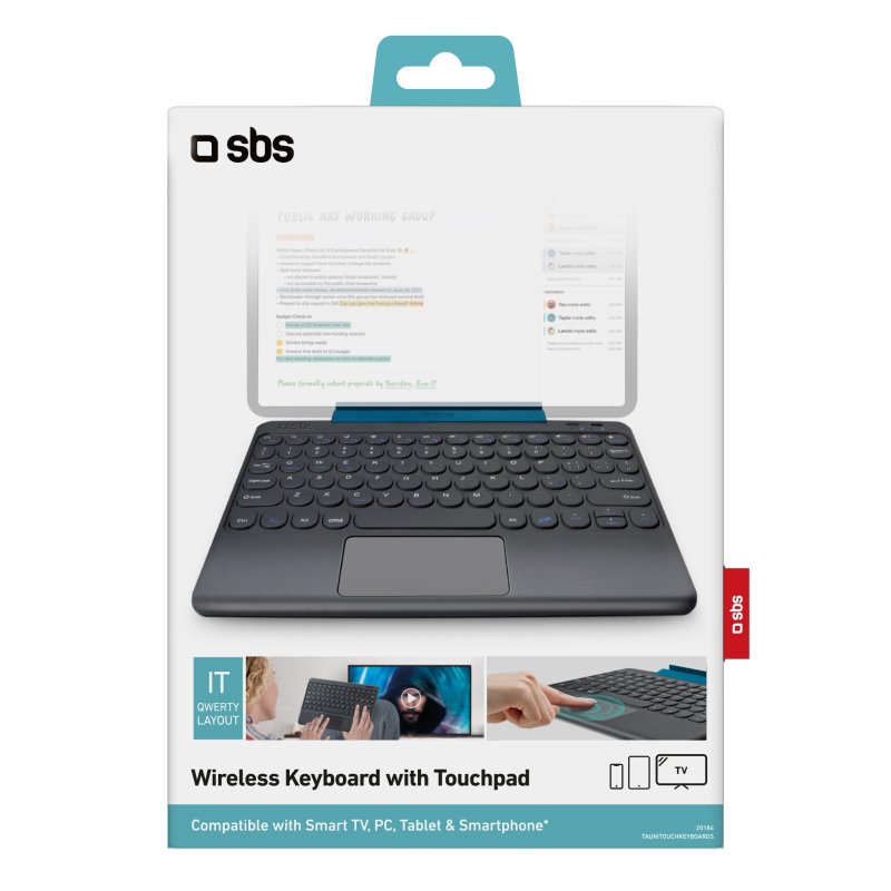 Universal wireless keyboard with stand function