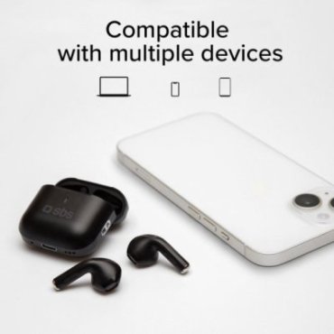 TWS earphones with 250 mAh charging case